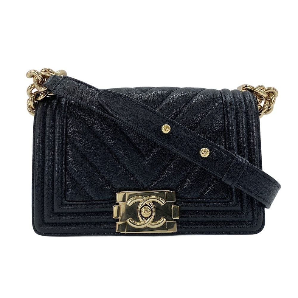 Chanel Boy Small Shoulder Bag, Black